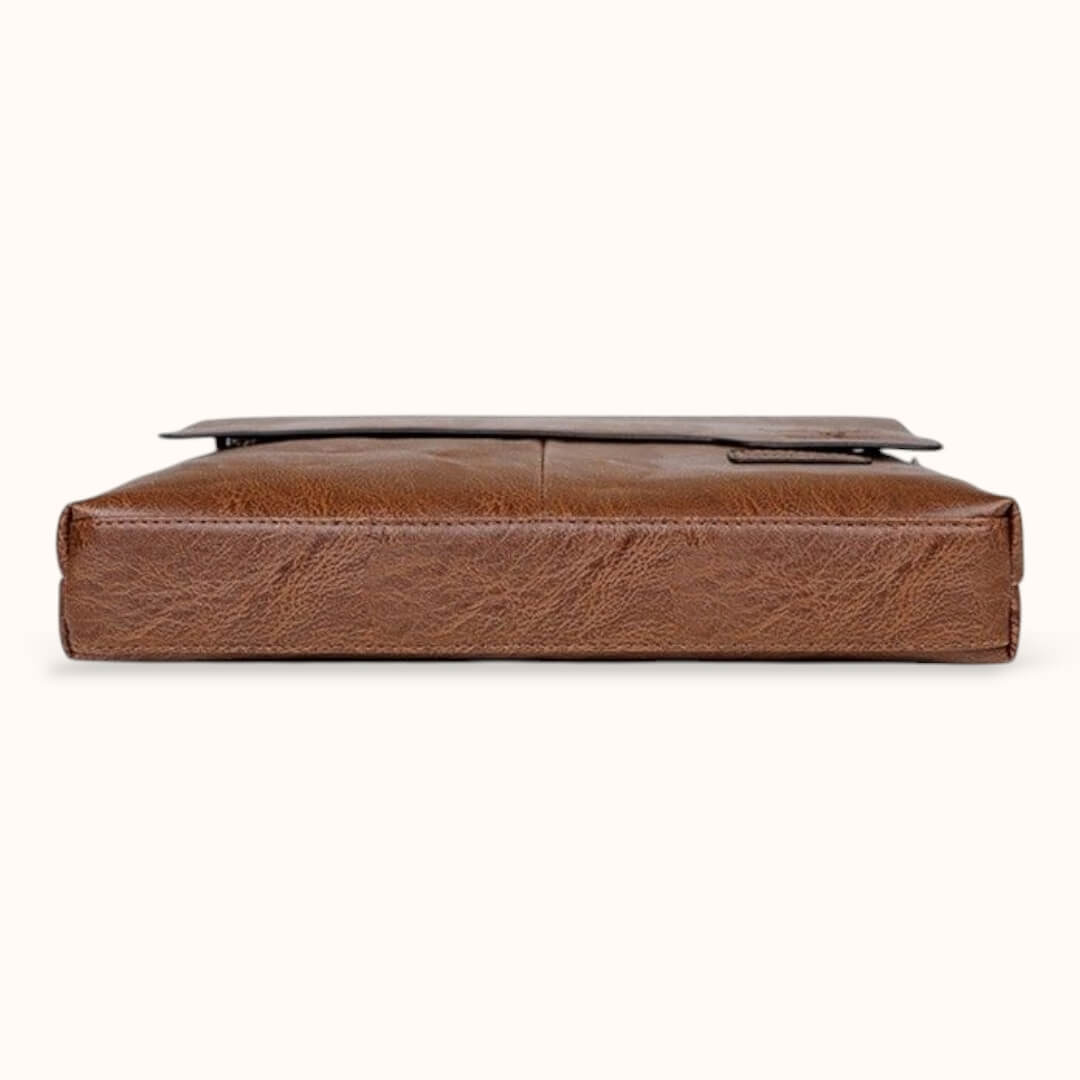 Sacoche bandoulière pour ordinateur en cuir - Danni