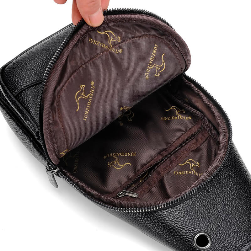 Sacoche luxe en cuir véritable - Mona