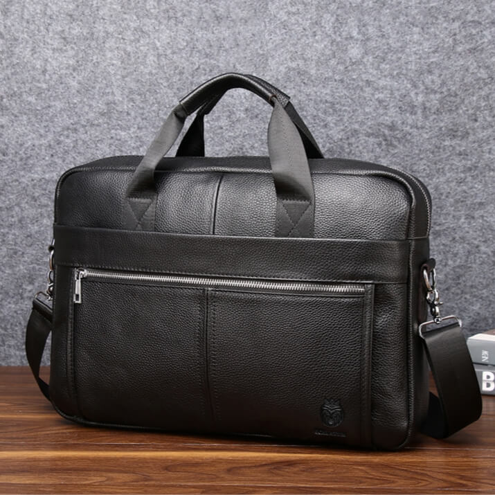 Sacoche en cuir véritable pour ordinateur - Tatum