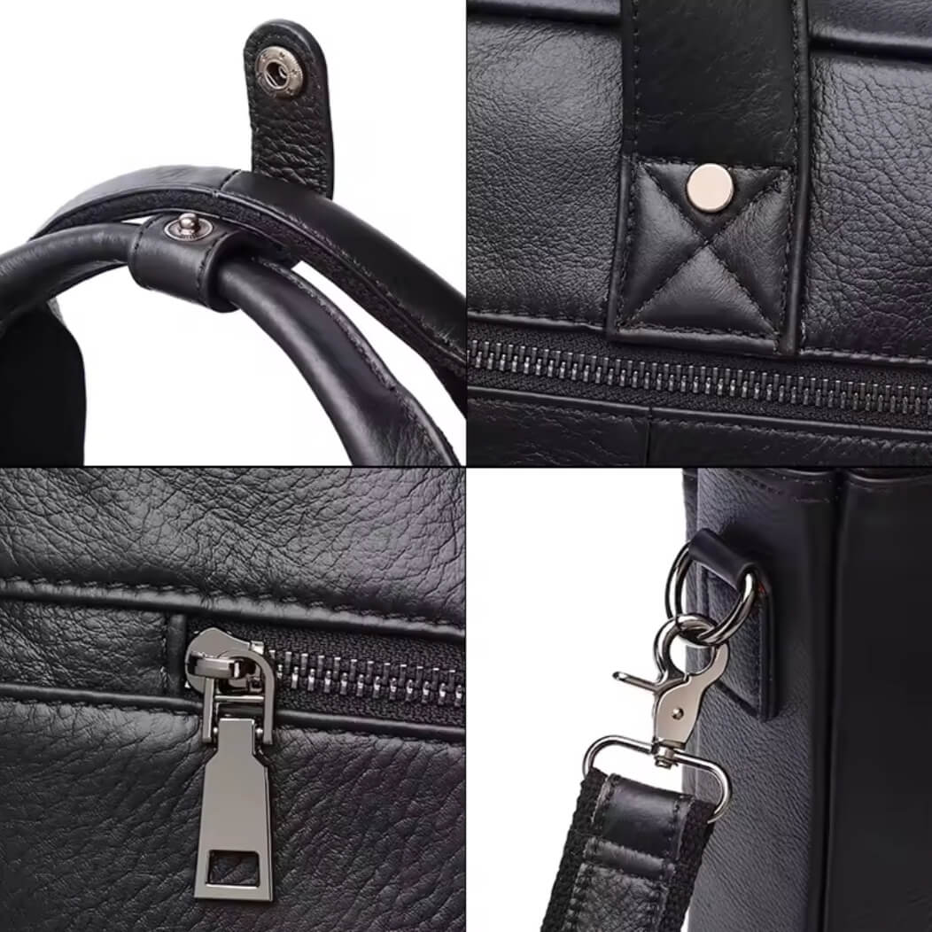 Sacoche en cuir véritable pour ordinateur - Tatum