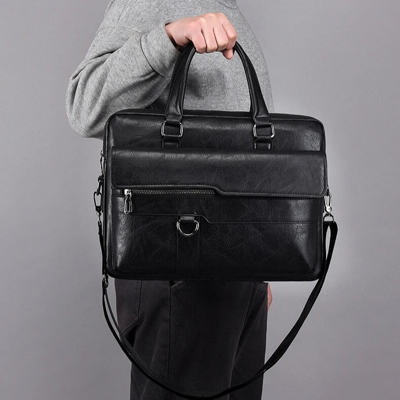 Sacoche de bureau en cuir - Lancet