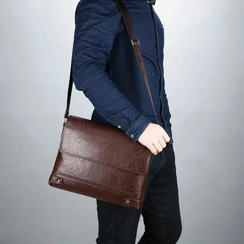 Sacoche pour ordinateur en cuir - Bénie