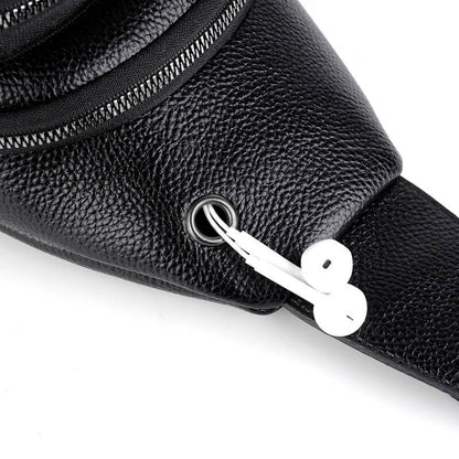 Sacoche luxe en cuir véritable - Mona