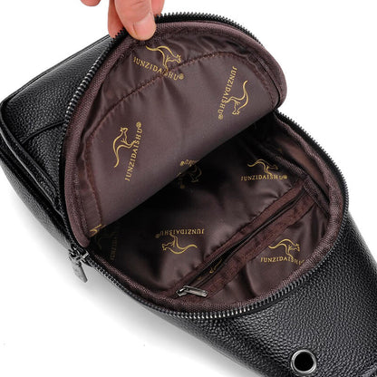 Sacoche luxe en cuir véritable - Mona