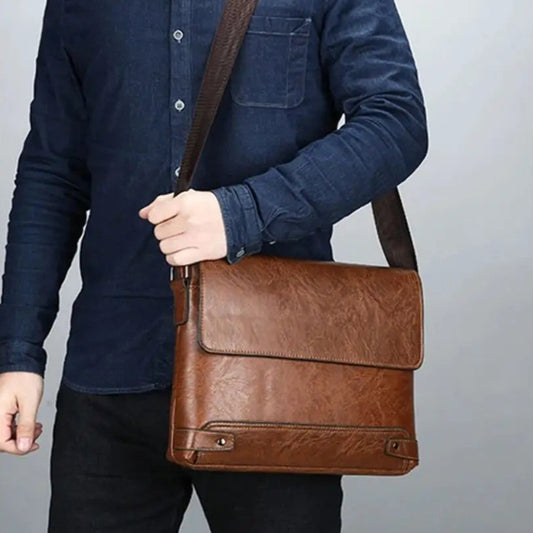 Sacoche pour ordinateur en cuir - Bénie